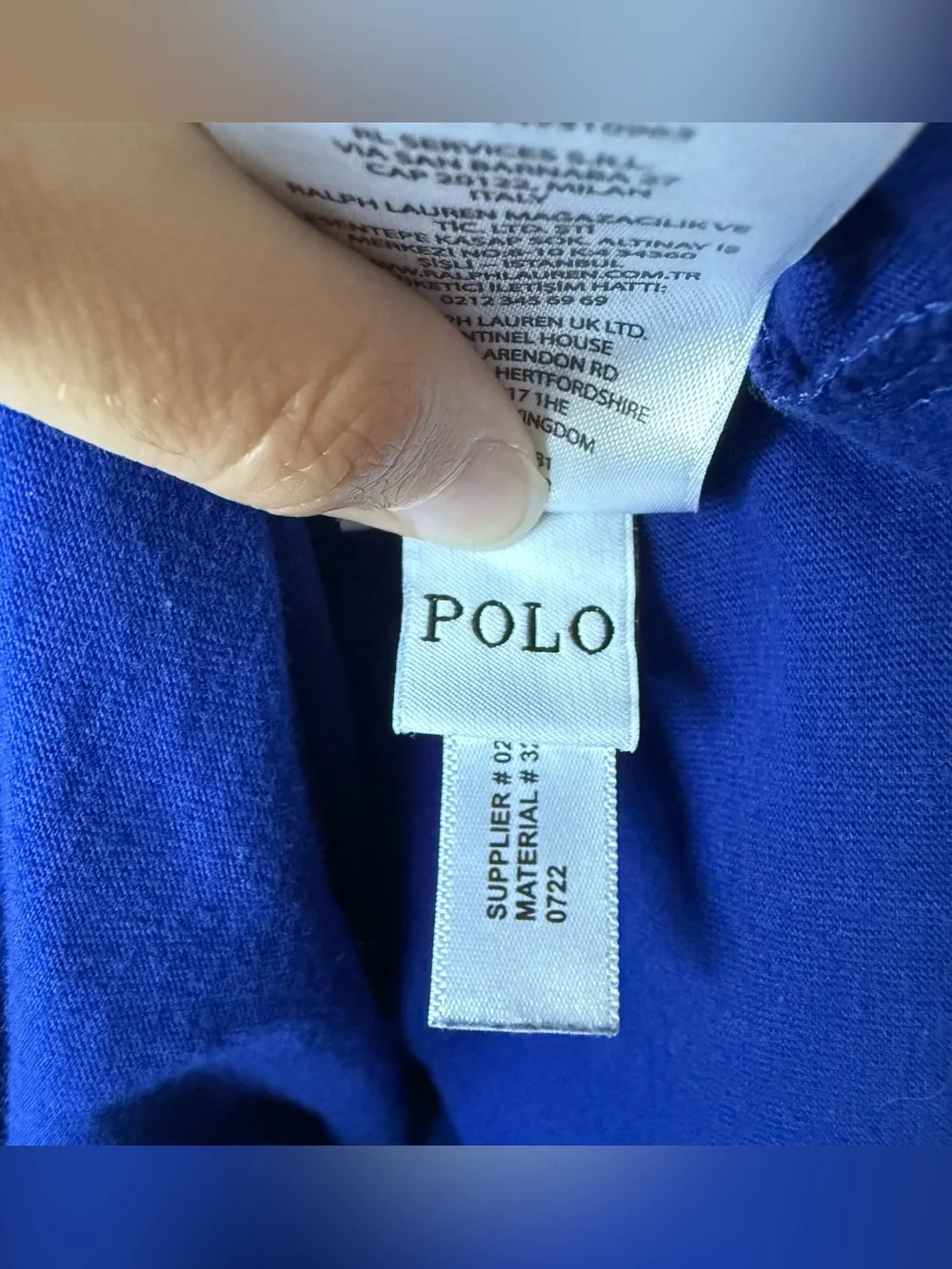 Polo Bear by Ralph Lauren Blue Ski Bear Graphic Long Sleeve Tee 3T Unisex Preppy